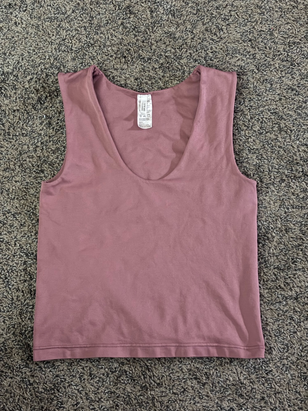Women’s Dusty Rose Scoop Neck Tank Top